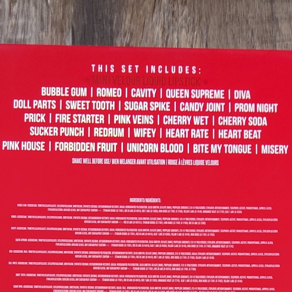 JEFFREE STAR The Blood Sugar Liquid Lipstick VAULT Set NIB - Picture 10 of 10